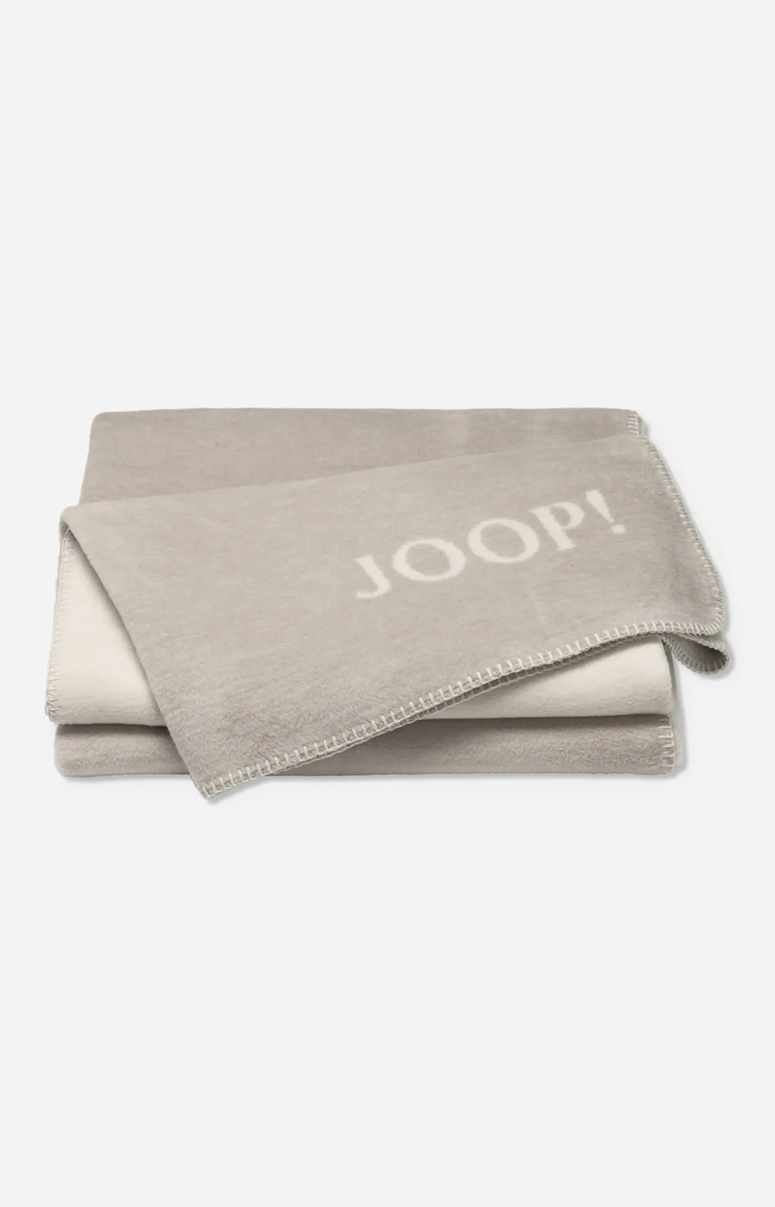 Wohndecke JOOP! UNI-DOUBLEFACE in Sand-Creme