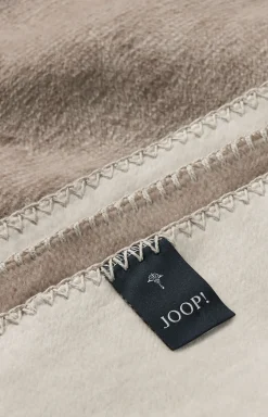 Wohndecke Melange-Doubleface in Sand/Natur