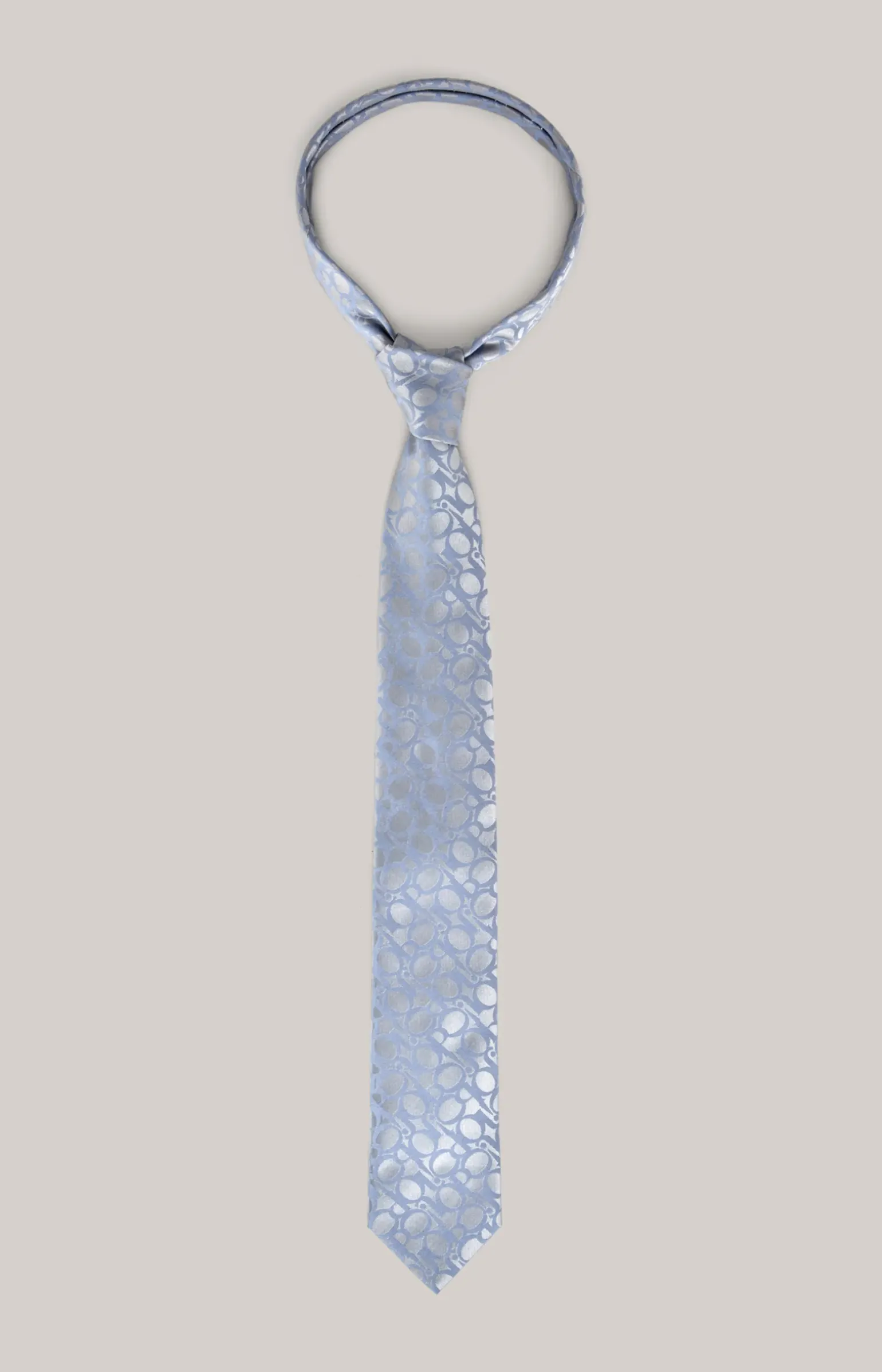 Wool-Mix Krawatte in Blaugrau