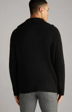 Wool-Mix-Pullover Brunor in Schwarz