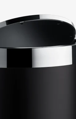 Wäschebehälter Chromeline Black in Schwarz