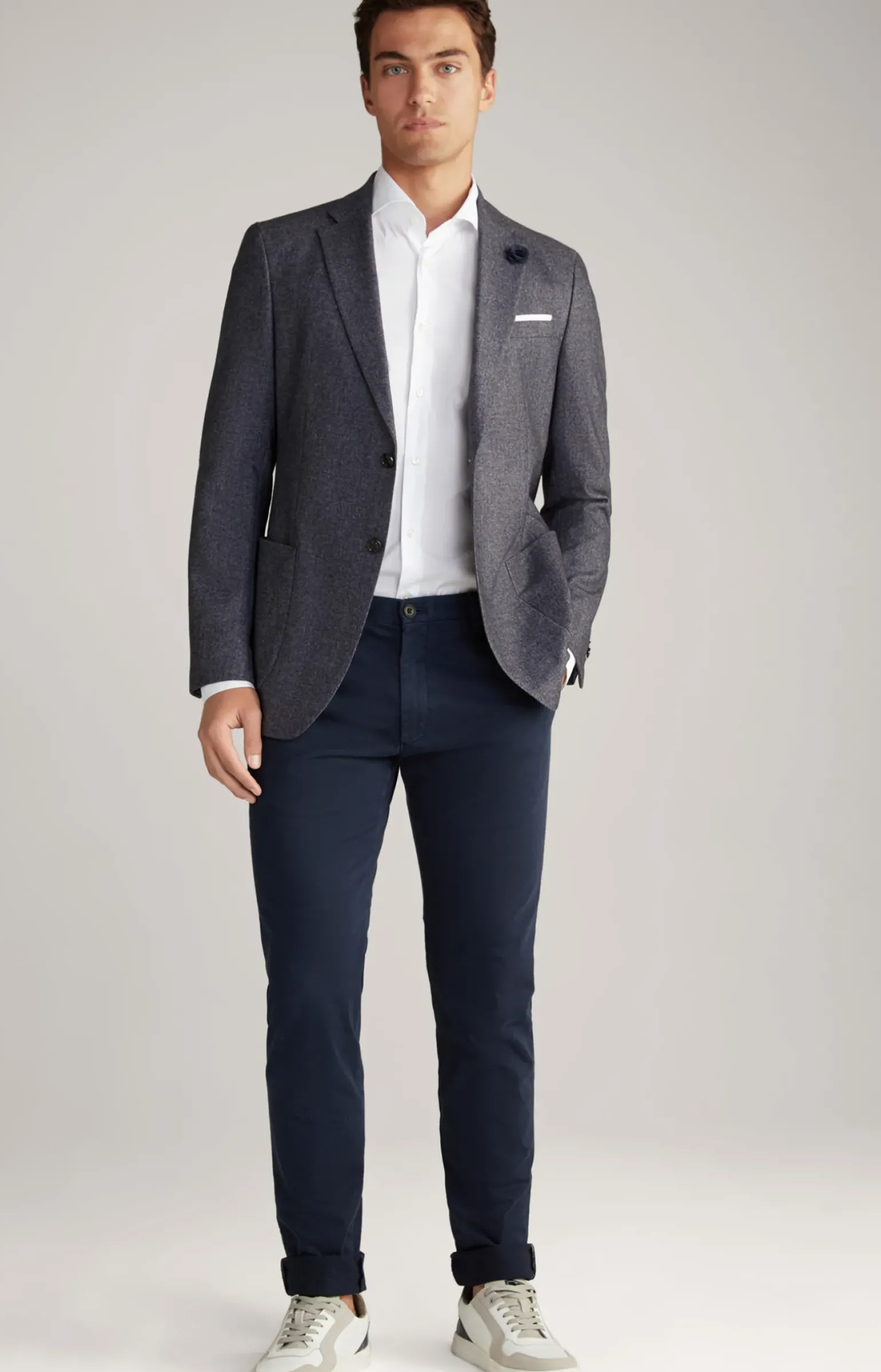 X-Long Hemd Pai in Weiß, mit extralangen Ärmeln