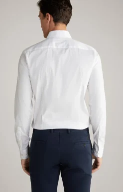 X-Long Hemd Pai in Weiß, mit extralangen Ärmeln