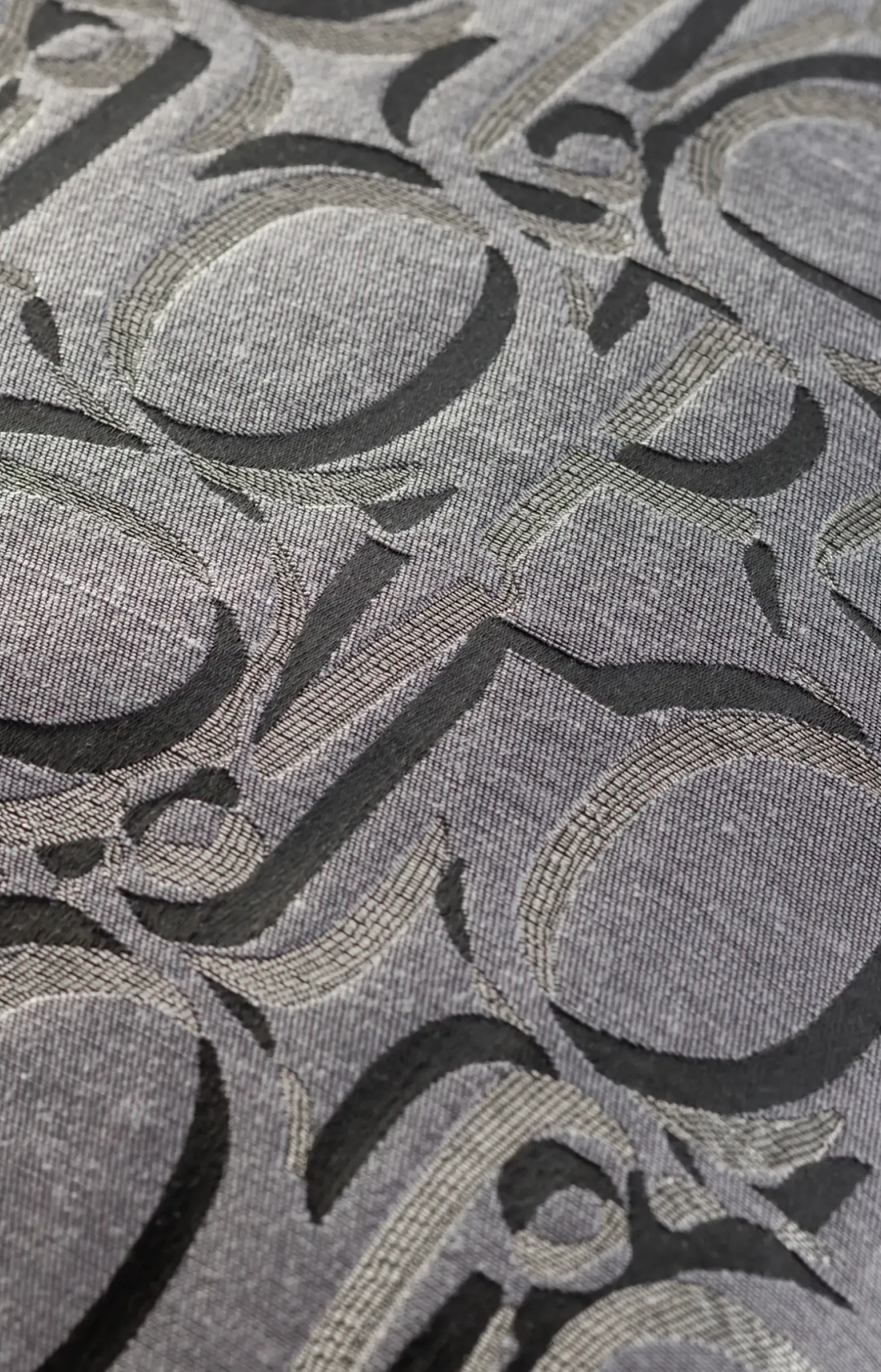 Zierkissenhülle JOOP! Ornament in Anthrazit, 50 x 50 cm